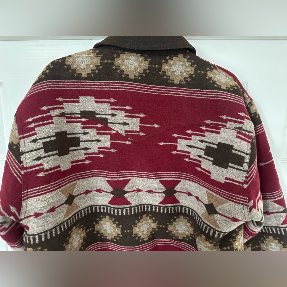 Powder River Outfitters Aztec Western Jacket Southwestern Coat size medium - Picture 7 of 11